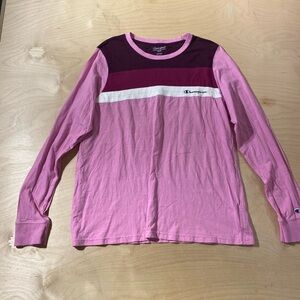 Champion Two-Tone Athletic Shirt in Purple and Pink XL (OI)